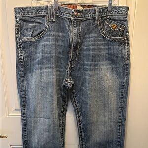Harley-Davidson Faded Blue Straight-Leg Jeans
